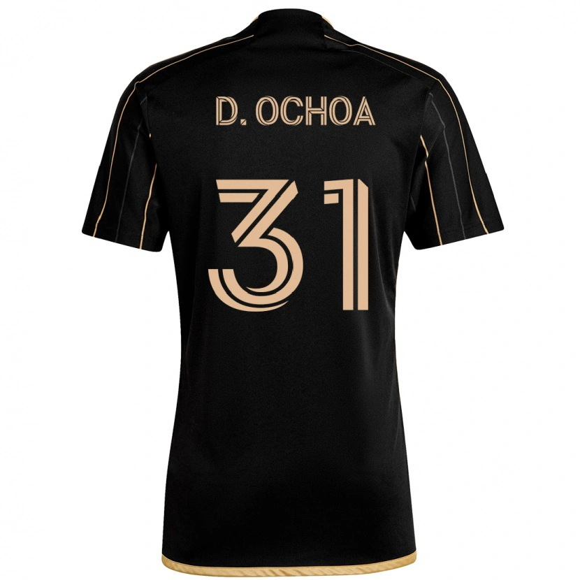 Danxen Kinderen David Ochoa #31 Zwart Bruin Thuisshirt Thuistenue 2025/26 T-Shirt