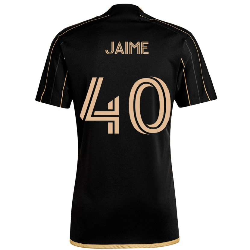 Danxen Kinderen Christopher Jaime #40 Zwart Bruin Thuisshirt Thuistenue 2025/26 T-Shirt