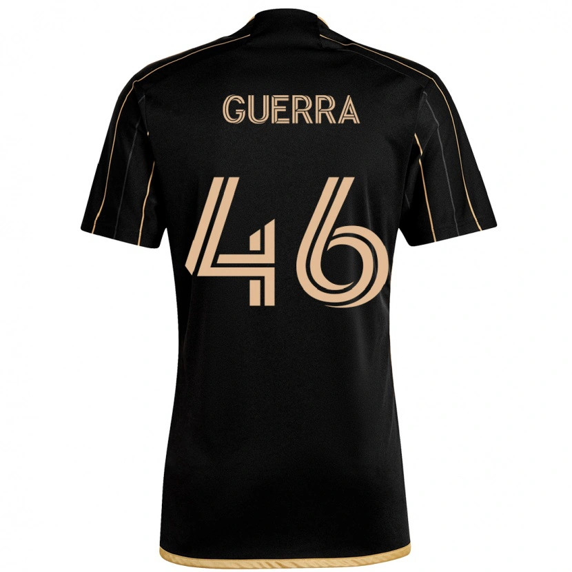 Danxen Kinderen Decarlo Guerra #46 Zwart Bruin Thuisshirt Thuistenue 2025/26 T-Shirt