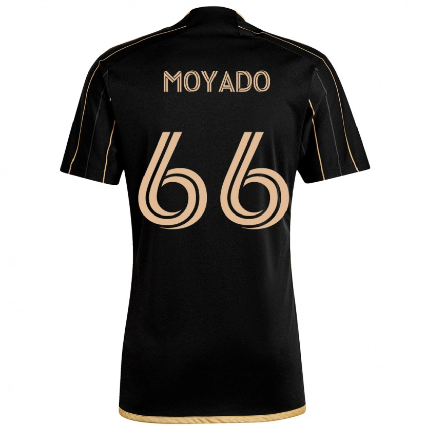 Danxen Kinderen Bryan Moyado #66 Zwart Bruin Thuisshirt Thuistenue 2025/26 T-Shirt