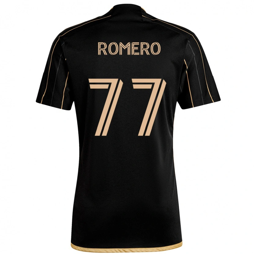 Danxen Kinderen Alexander Romero #77 Zwart Bruin Thuisshirt Thuistenue 2025/26 T-Shirt
