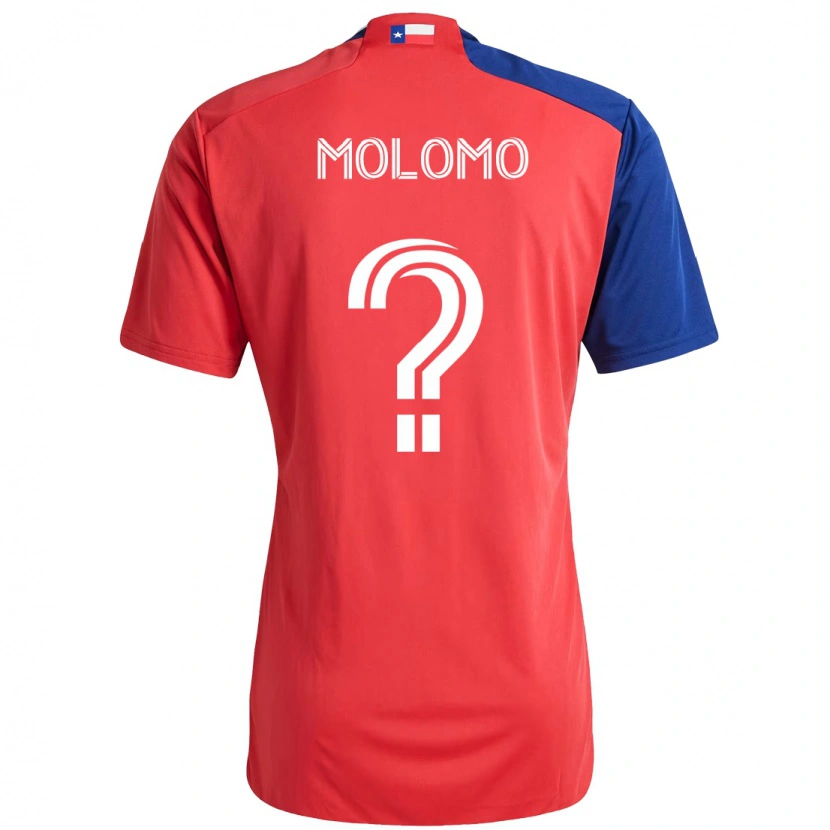 Danxen Kinderen Zach Molomo #0 Rood Marineblauw Thuisshirt Thuistenue 2025/26 T-Shirt