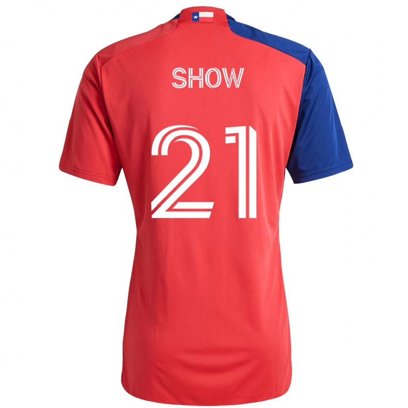 Danxen Kinderen Show #21 Rood Marineblauw Thuisshirt Thuistenue 2025/26 T-Shirt