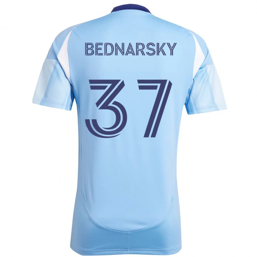 Danxen Kinderen Stevo Bednarsky #37 Lichtblauw Thuisshirt Thuistenue 2025/26 T-Shirt