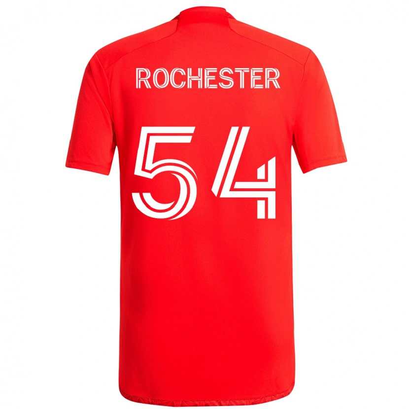 Danxen Kinderen Lamonth Rochester #54 Rood Wit Thuisshirt Thuistenue 2025/26 T-Shirt