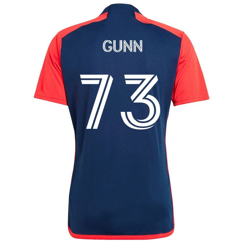 Danxen Kinderen Jd Gunn #73 Blauw Rood Thuisshirt Thuistenue 2025/26 T-Shirt