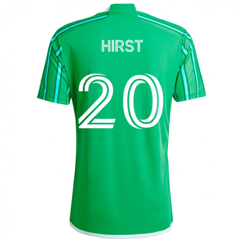 Danxen Kinderen Sophie Hirst #20 Groen Wit Thuisshirt Thuistenue 2025/26 T-Shirt
