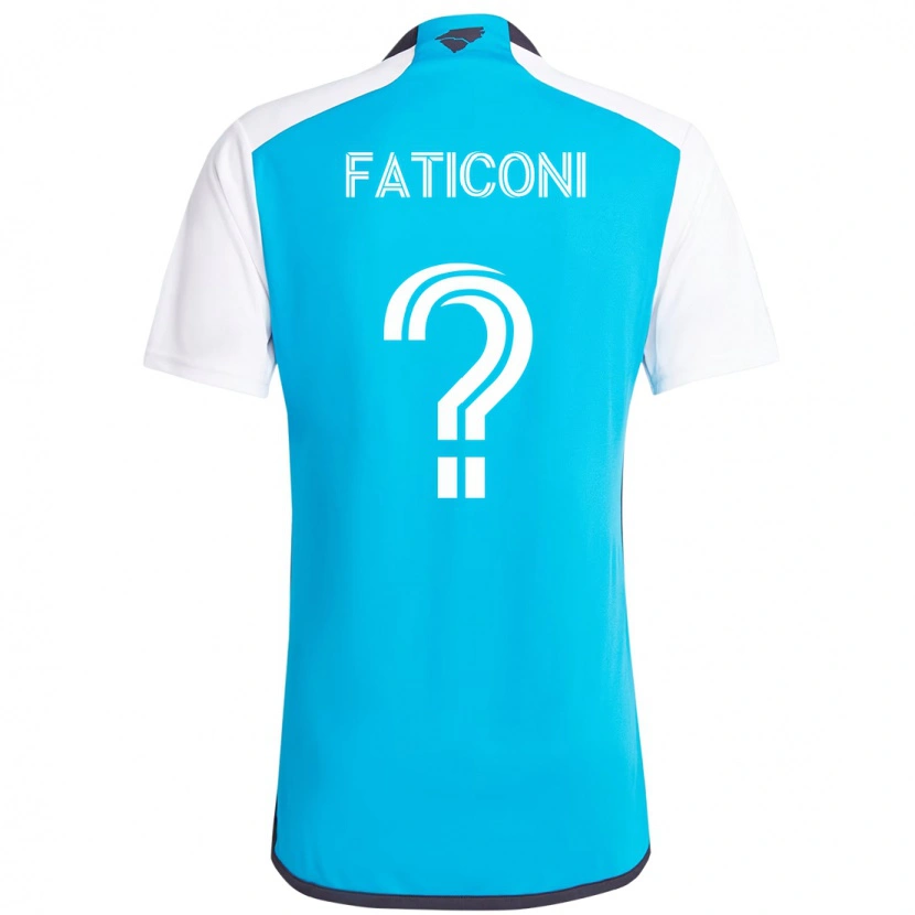 Danxen Kinderen Trey Faticoni #0 Hemelsblauw Wit Thuisshirt Thuistenue 2025/26 T-Shirt