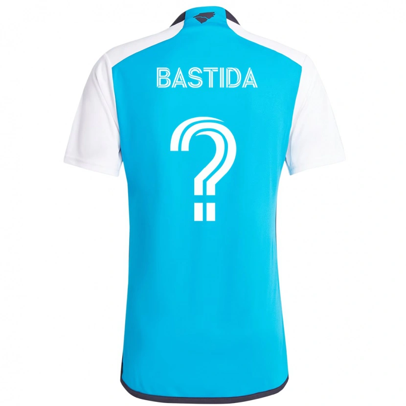 Danxen Kinderen Juan Martinez-Bastida #0 Hemelsblauw Wit Thuisshirt Thuistenue 2025/26 T-Shirt