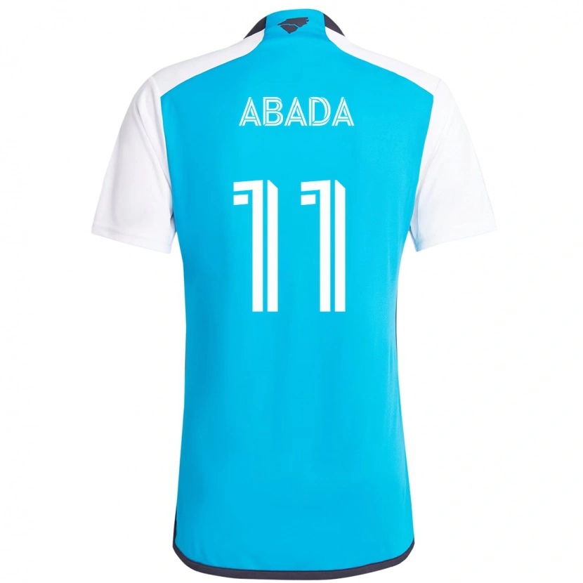 Danxen Kinderen Liel Abada #11 Hemelsblauw Wit Thuisshirt Thuistenue 2025/26 T-Shirt