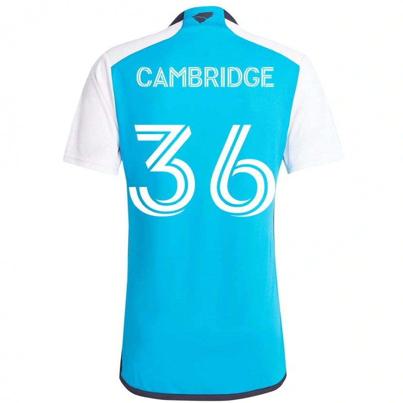 Danxen Kinderen Brandon Cambridge #36 Hemelsblauw Wit Thuisshirt Thuistenue 2025/26 T-Shirt