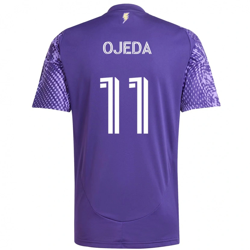 Danxen Kinderen Martín Ojeda #11 Paars Wit Thuisshirt Thuistenue 2025/26 T-Shirt