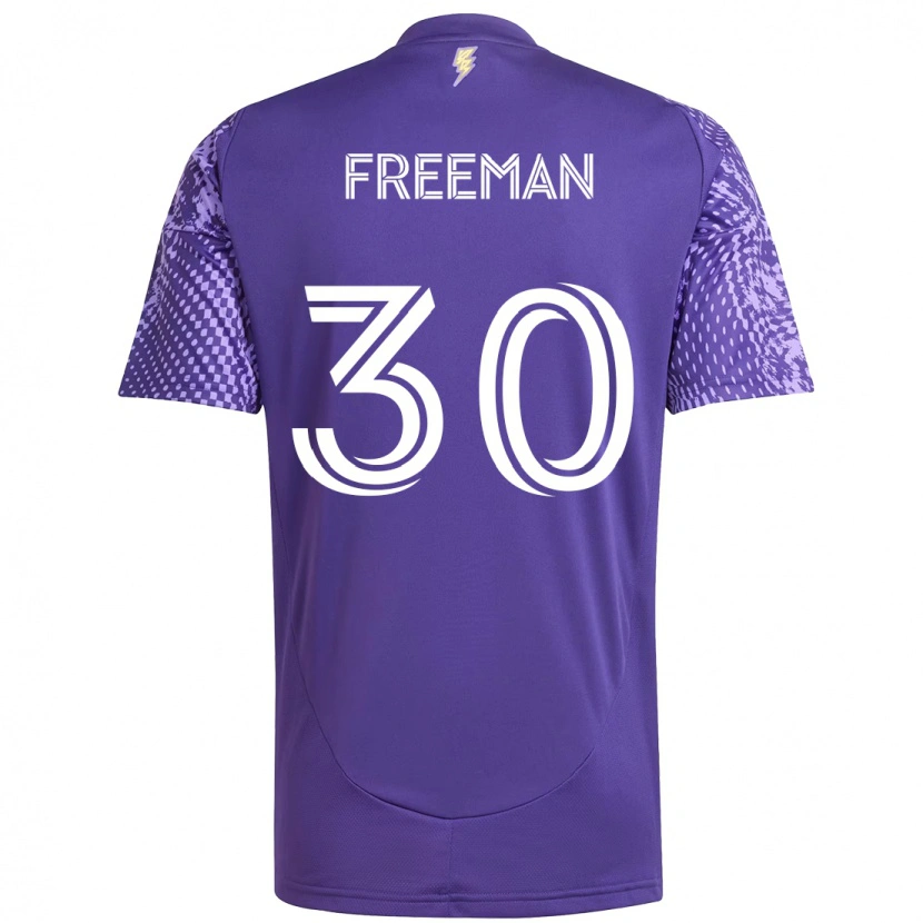 Danxen Kinderen Alex Freeman #30 Paars Wit Thuisshirt Thuistenue 2025/26 T-Shirt