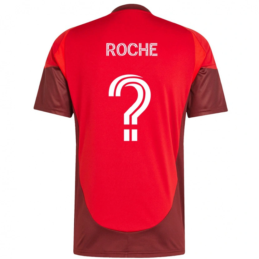 Danxen Kinderen Elijah Roche #0 Rood Wit Thuisshirt Thuistenue 2025/26 T-Shirt