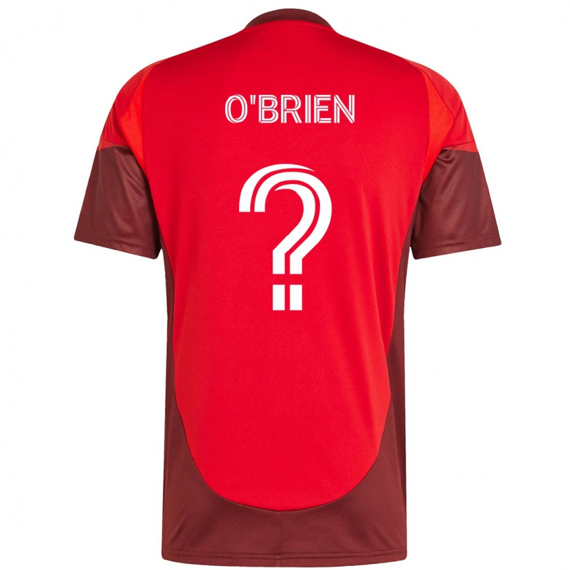 Danxen Kinderen Alexander O'brien #0 Rood Wit Thuisshirt Thuistenue 2025/26 T-Shirt