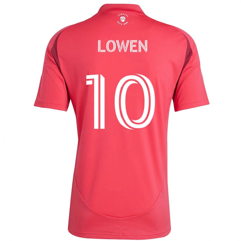 Danxen Kinderen Eduard Löwen #10 Magenta Wit Thuisshirt Thuistenue 2025/26 T-Shirt