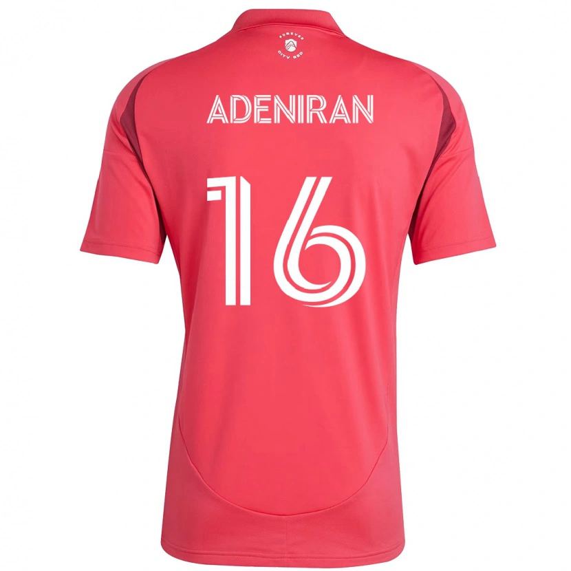 Danxen Kinderen Samuel Adeniran #16 Magenta Wit Thuisshirt Thuistenue 2025/26 T-Shirt