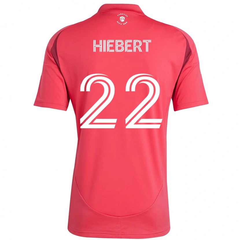 Danxen Kinderen Kyle Hiebert #22 Magenta Wit Thuisshirt Thuistenue 2025/26 T-Shirt