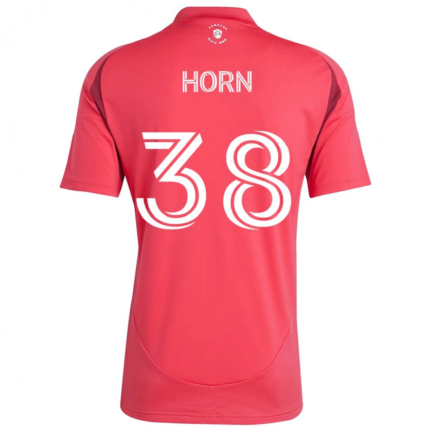 Danxen Kinderen Jannes Horn #38 Magenta Wit Thuisshirt Thuistenue 2025/26 T-Shirt
