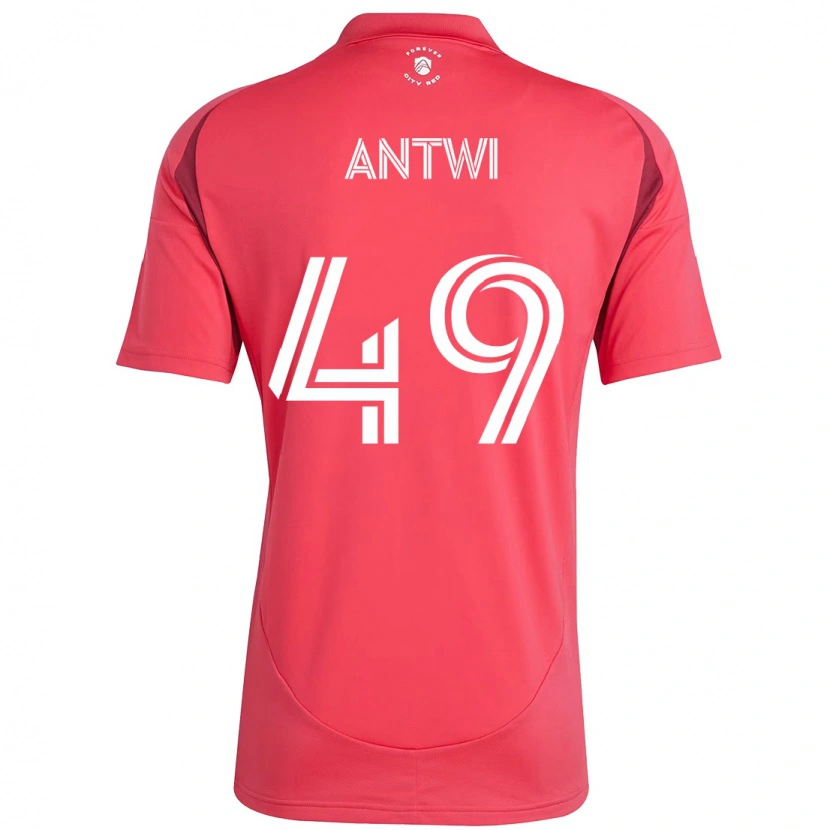 Danxen Kinderen Seth Antwi #49 Magenta Wit Thuisshirt Thuistenue 2025/26 T-Shirt