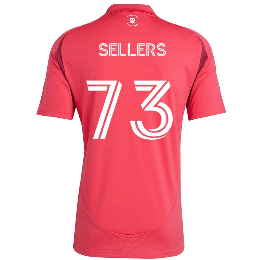 Danxen Kinderen Braydon Sellers #73 Magenta Wit Thuisshirt Thuistenue 2025/26 T-Shirt