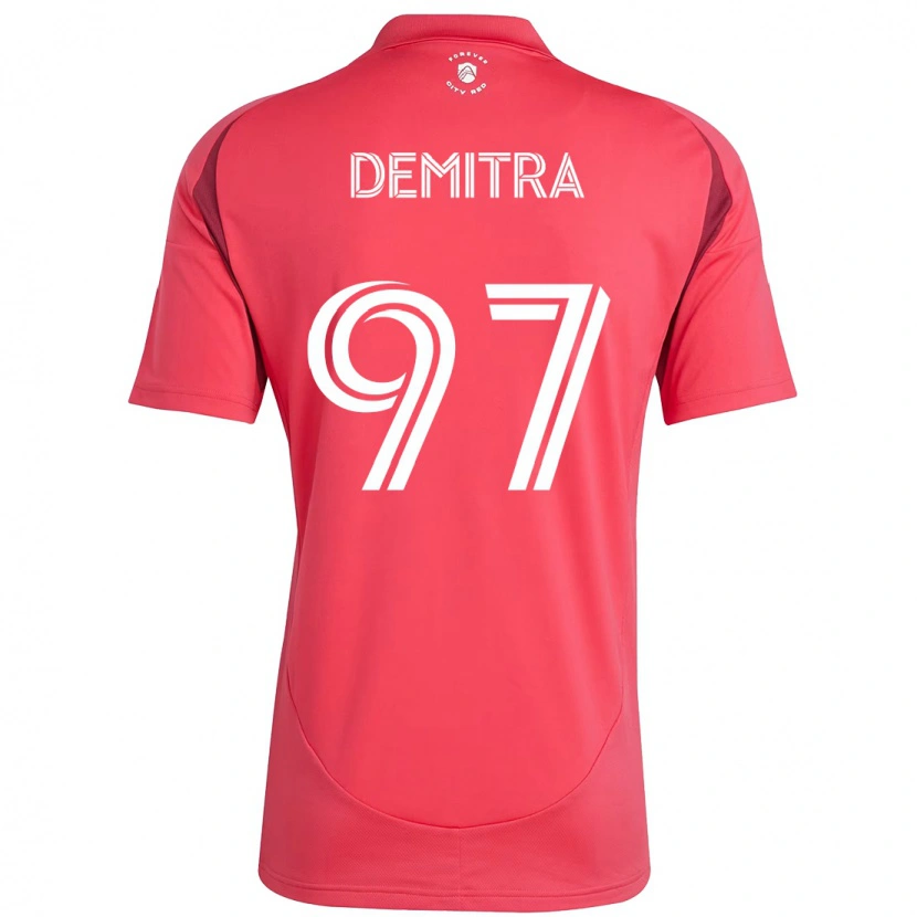 Danxen Kinderen Lucas Demitra #97 Magenta Wit Thuisshirt Thuistenue 2025/26 T-Shirt