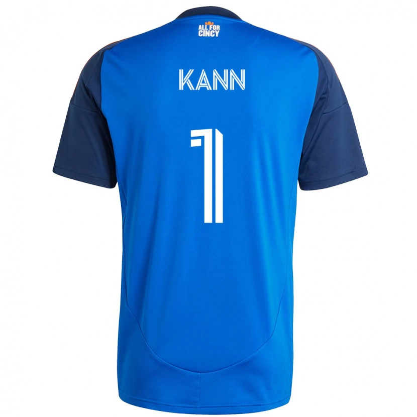 Danxen Kinderen Alec Kann #1 Donkerblauw Oranje Thuisshirt Thuistenue 2025/26 T-Shirt