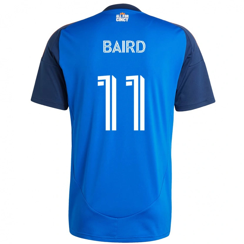 Danxen Kinderen Corey Baird #11 Donkerblauw Oranje Thuisshirt Thuistenue 2025/26 T-Shirt