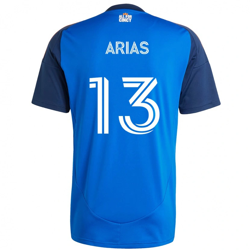 Danxen Kinderen Santiago Arias #13 Donkerblauw Oranje Thuisshirt Thuistenue 2025/26 T-Shirt
