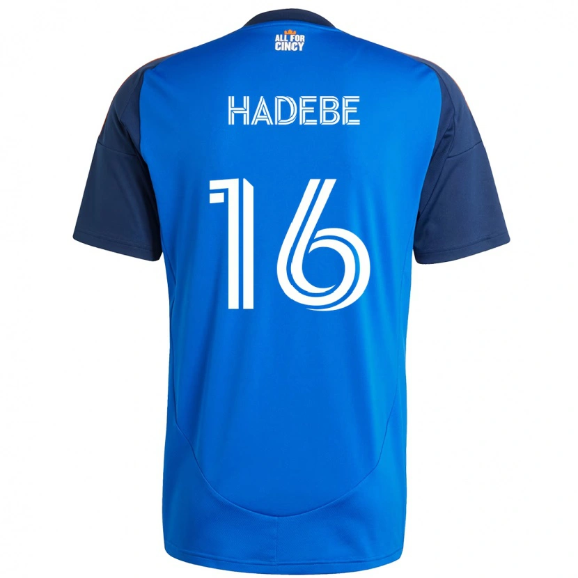 Danxen Kinderen Teenage Hadebe #16 Donkerblauw Oranje Thuisshirt Thuistenue 2025/26 T-Shirt