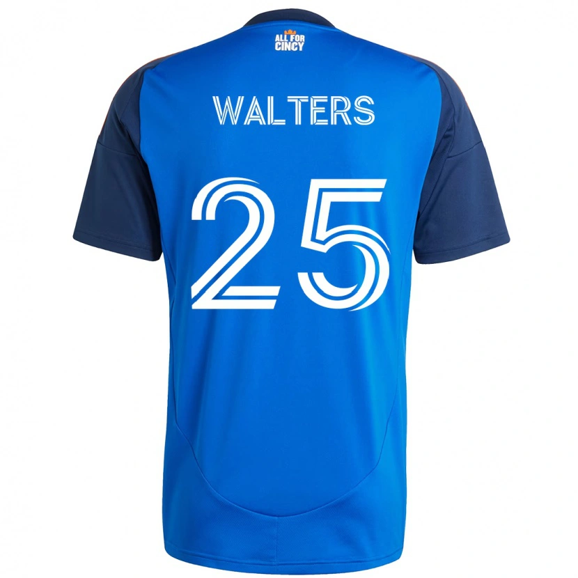 Danxen Kinderen Paul Walters #25 Donkerblauw Oranje Thuisshirt Thuistenue 2025/26 T-Shirt