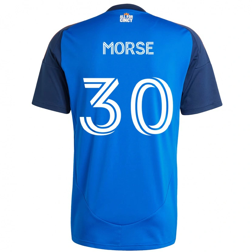 Danxen Kinderen Hunter Morse #30 Donkerblauw Oranje Thuisshirt Thuistenue 2025/26 T-Shirt