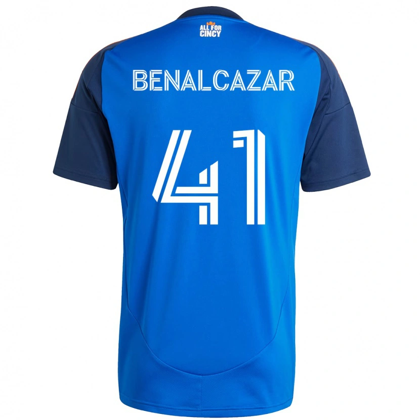 Danxen Kinderen Nico Benalcázar #41 Donkerblauw Oranje Thuisshirt Thuistenue 2025/26 T-Shirt