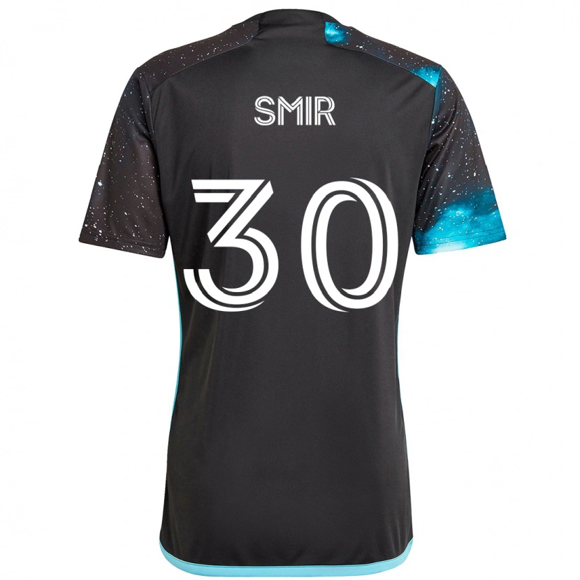 Danxen Kinderen Alec Smir #30 Zwart Blauw Thuisshirt Thuistenue 2025/26 T-Shirt