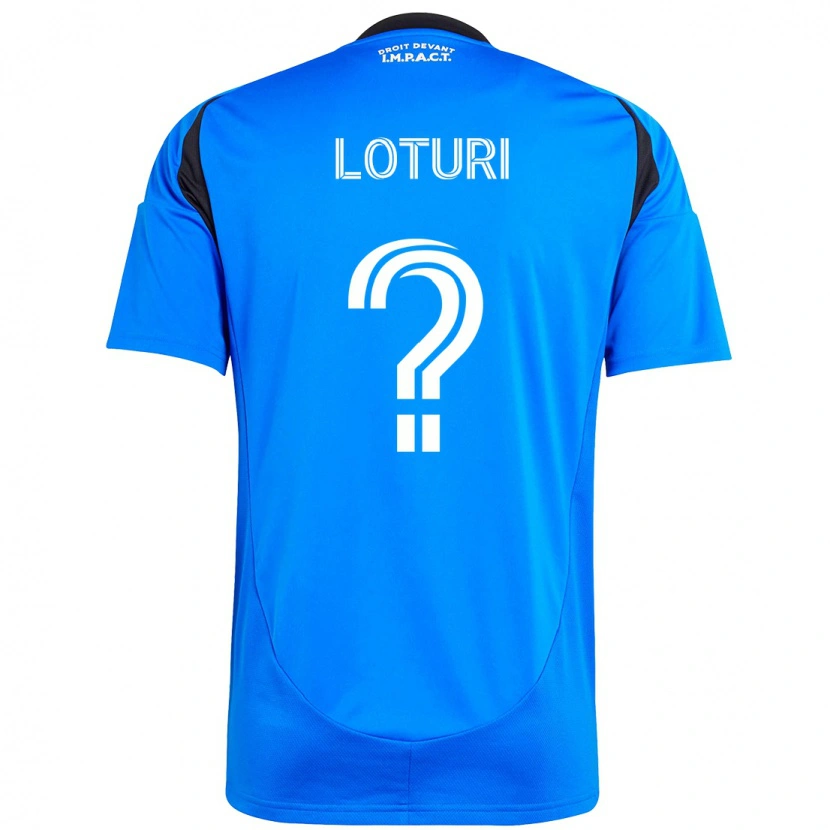 Danxen Kinderen Victor Loturi #0 Donkerblauw Zwart Thuisshirt Thuistenue 2025/26 T-Shirt