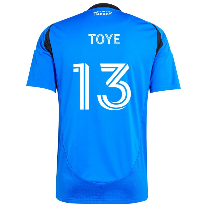 Danxen Kinderen Mason Toye #13 Donkerblauw Zwart Thuisshirt Thuistenue 2025/26 T-Shirt