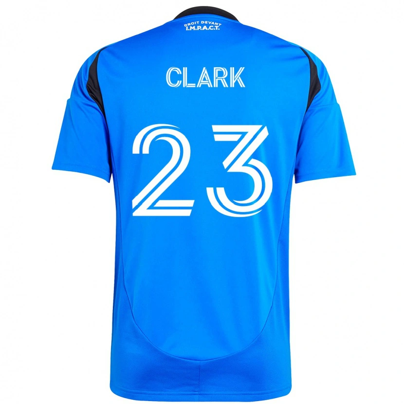 Danxen Kinderen Caden Clark #23 Donkerblauw Zwart Thuisshirt Thuistenue 2025/26 T-Shirt