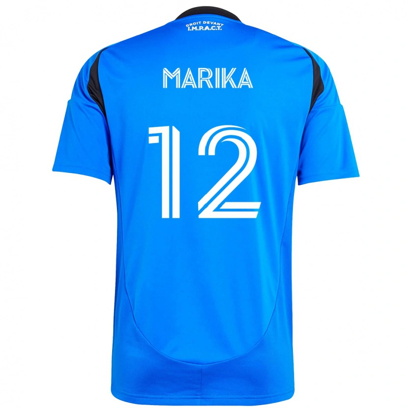 Danxen Kinderen Martineau Marika #12 Donkerblauw Zwart Thuisshirt Thuistenue 2025/26 T-Shirt