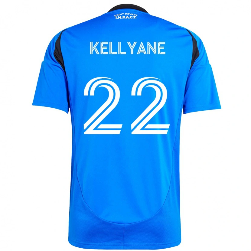Danxen Kinderen Dumas Kellyane #22 Donkerblauw Zwart Thuisshirt Thuistenue 2025/26 T-Shirt