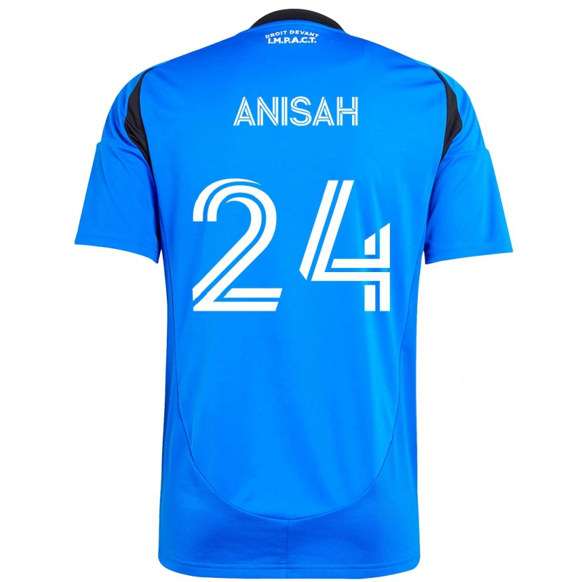 Danxen Kinderen Yusuf Anisah #24 Donkerblauw Zwart Thuisshirt Thuistenue 2025/26 T-Shirt