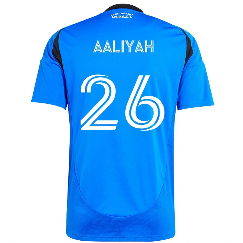 Danxen Kinderen Picquet Aaliyah #26 Donkerblauw Zwart Thuisshirt Thuistenue 2025/26 T-Shirt