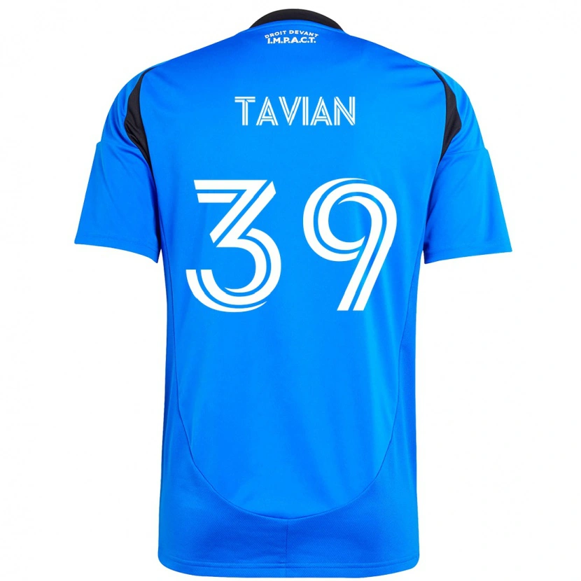 Danxen Kinderen Vandendort Tavian #39 Donkerblauw Zwart Thuisshirt Thuistenue 2025/26 T-Shirt