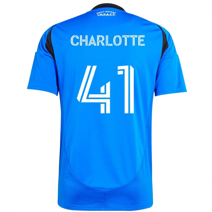 Danxen Kinderen Baptista Charlotte #41 Donkerblauw Zwart Thuisshirt Thuistenue 2025/26 T-Shirt