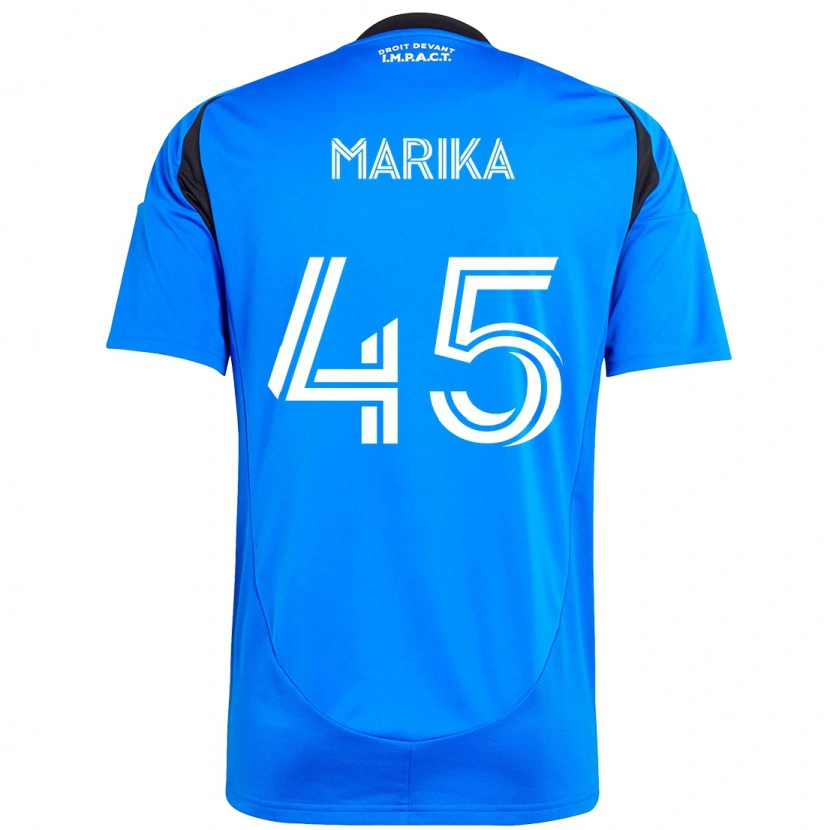 Danxen Kinderen Cregheur Marika #45 Donkerblauw Zwart Thuisshirt Thuistenue 2025/26 T-Shirt