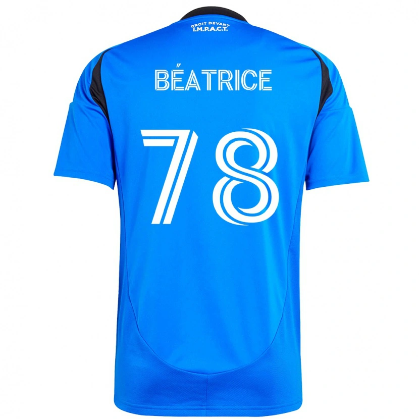Danxen Kinderen Forcier Béatrice #78 Donkerblauw Zwart Thuisshirt Thuistenue 2025/26 T-Shirt