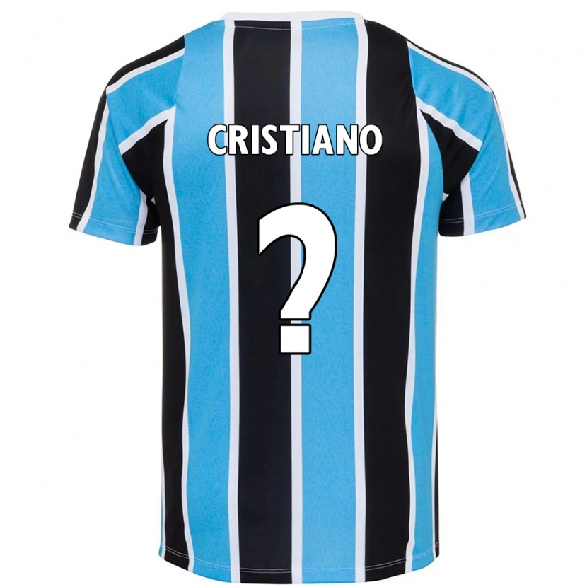 Danxen Kinderen Cristiano #0 Blauw Zwart Wit Thuisshirt Thuistenue 2025/26 T-Shirt