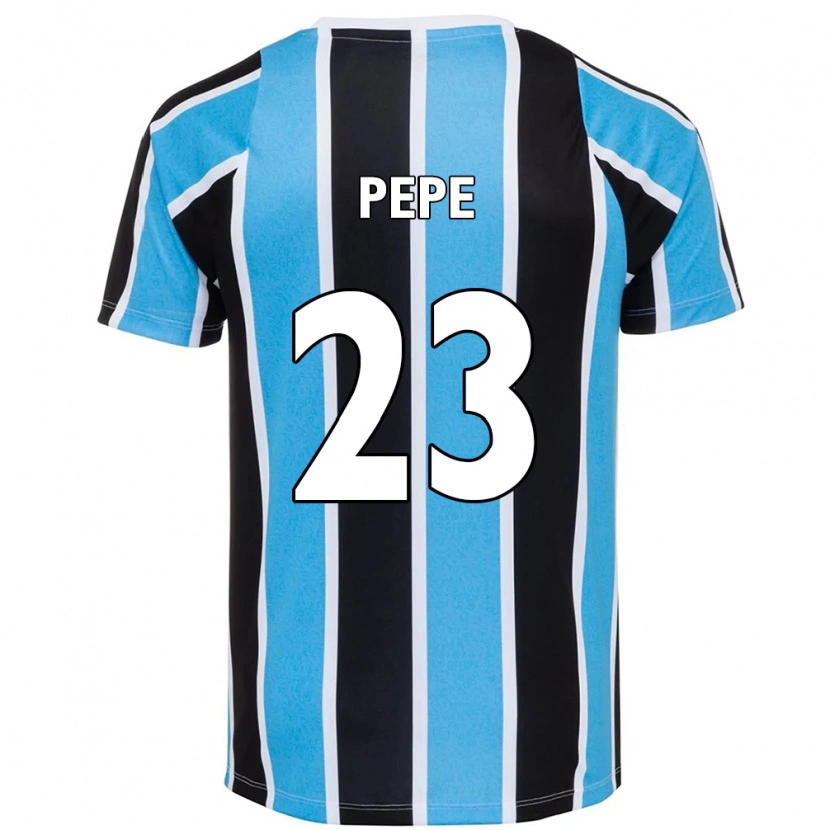 Danxen Kinderen Pepê #23 Blauw Zwart Wit Thuisshirt Thuistenue 2025/26 T-Shirt