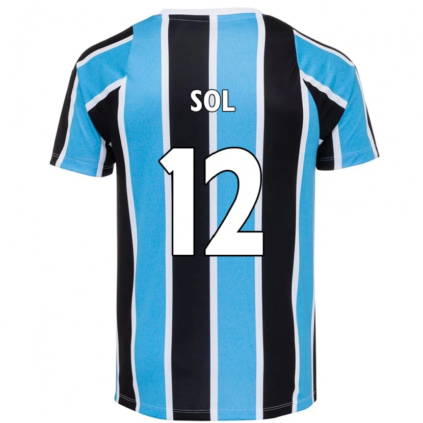 Danxen Kinderen Sol #12 Blauw Zwart Wit Thuisshirt Thuistenue 2025/26 T-Shirt