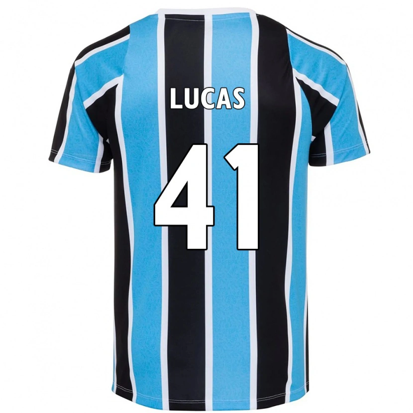 Danxen Kinderen Pedro Lucas #41 Blauw Zwart Wit Thuisshirt Thuistenue 2025/26 T-Shirt