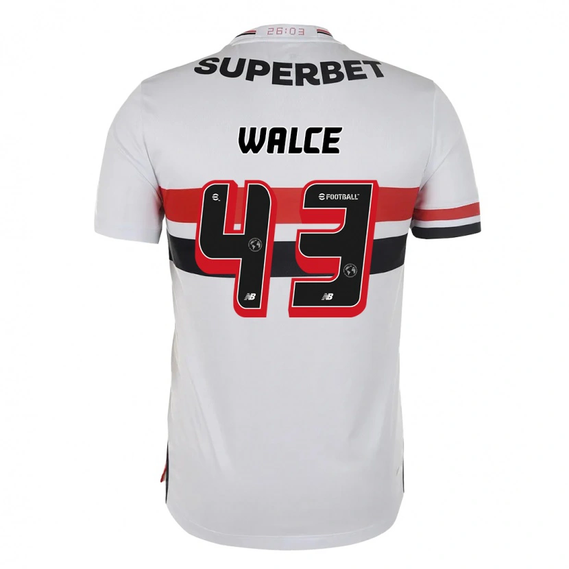 Danxen Kinderen Walce #43 Rood Zwart Wit Thuisshirt Thuistenue 2025/26 T-Shirt